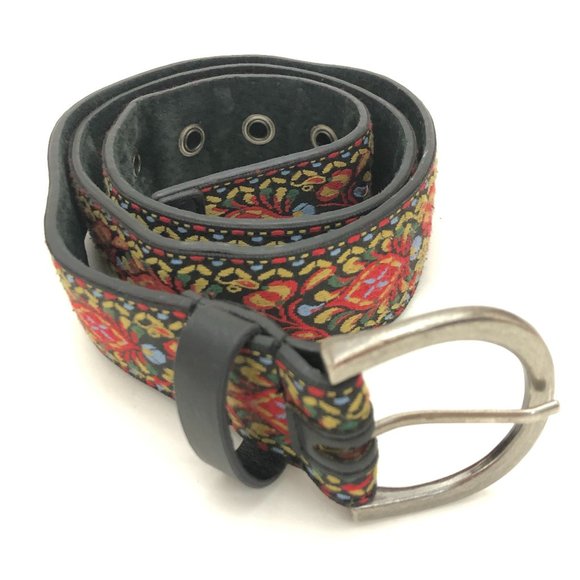 Accessories - Women’s Embroidered Boho Chic Belt
